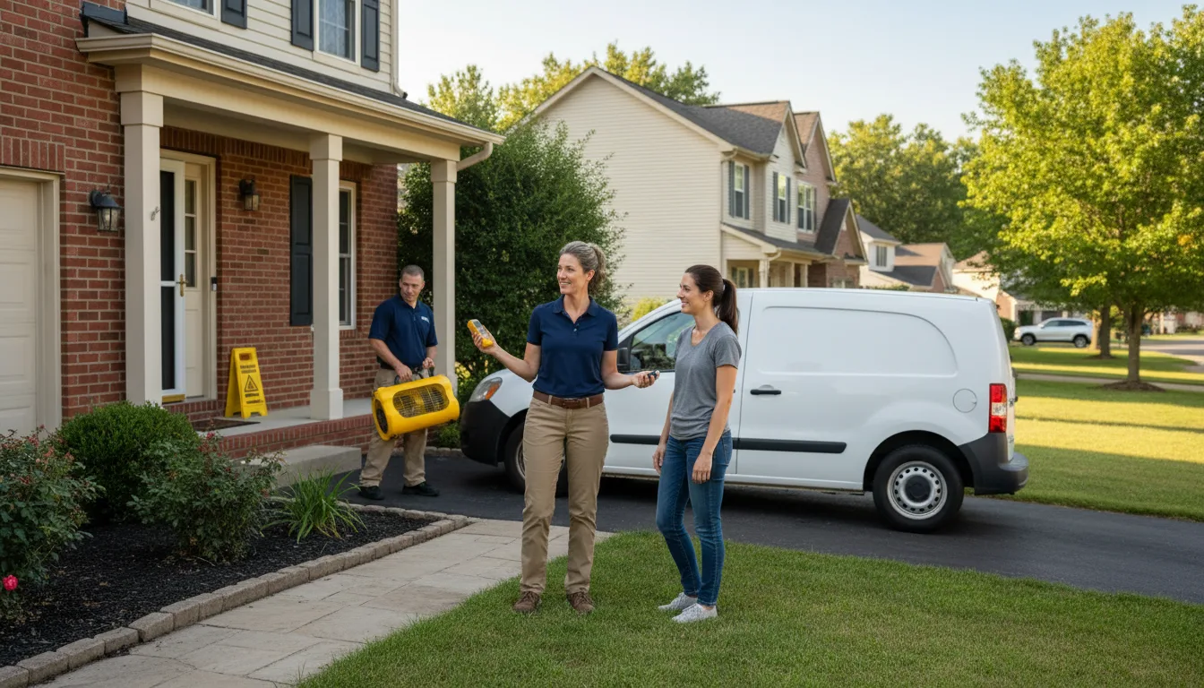 Residential water damage restoration in La Junta, CO
